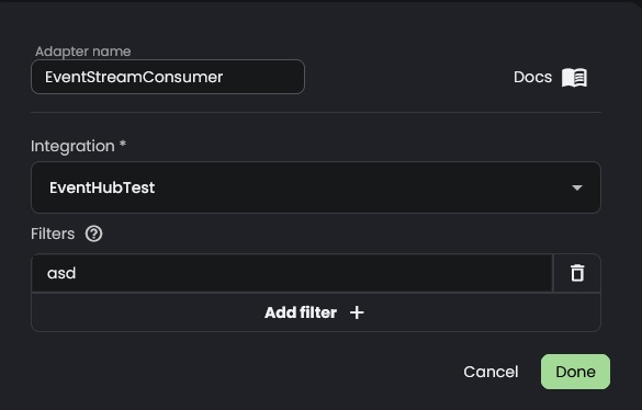 The consumer configuration