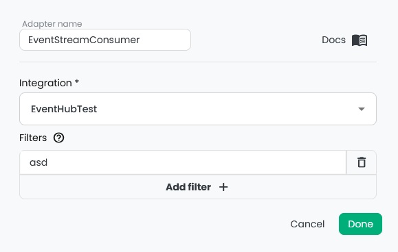 The consumer configuration