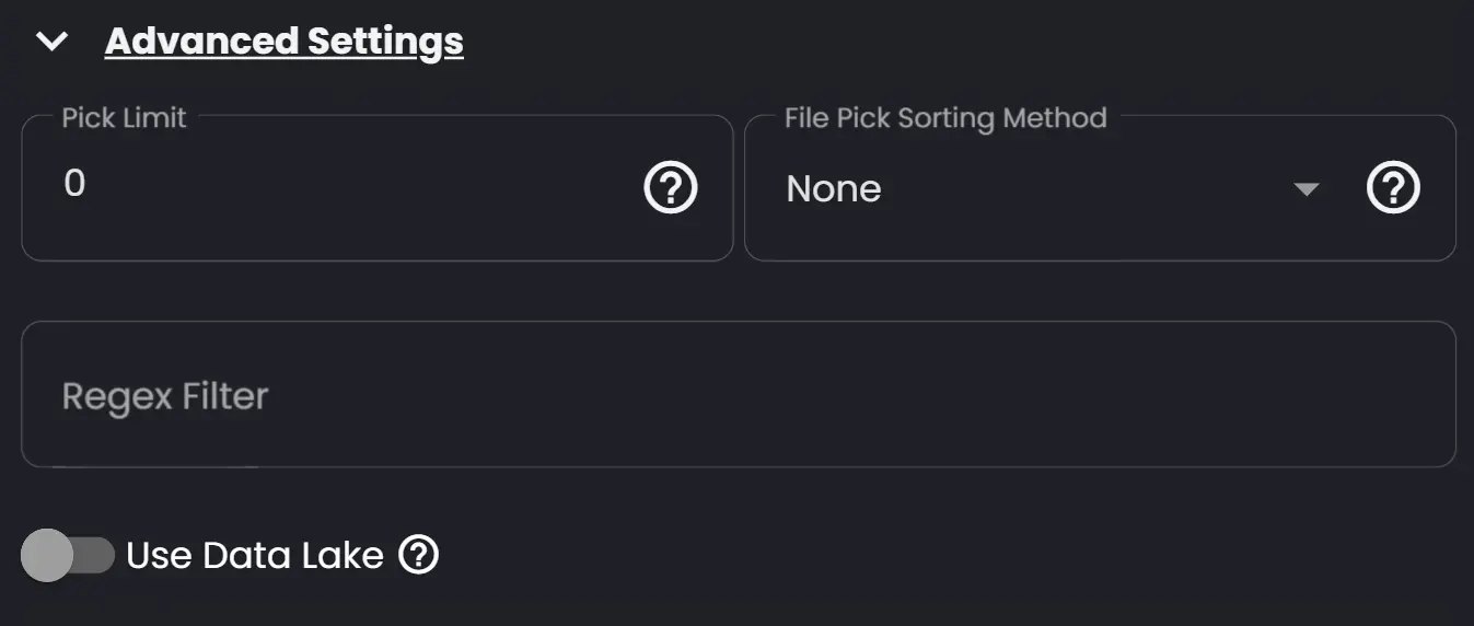 data pickup interval