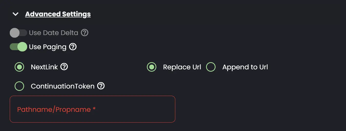 data pickup interval