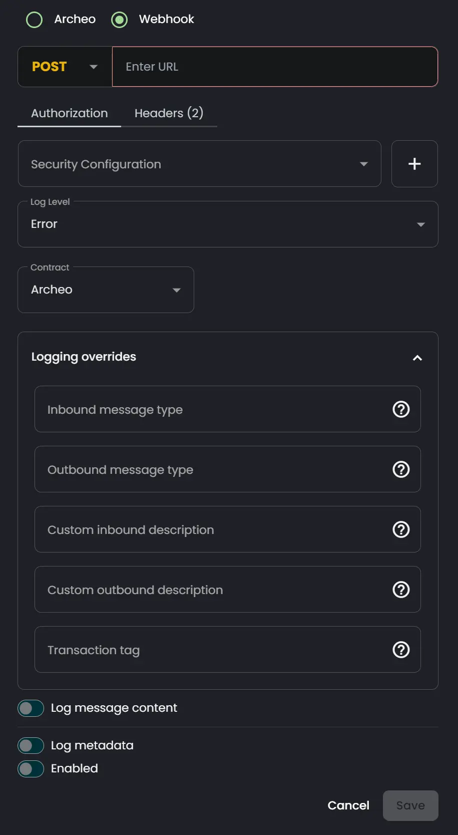 outbound connections