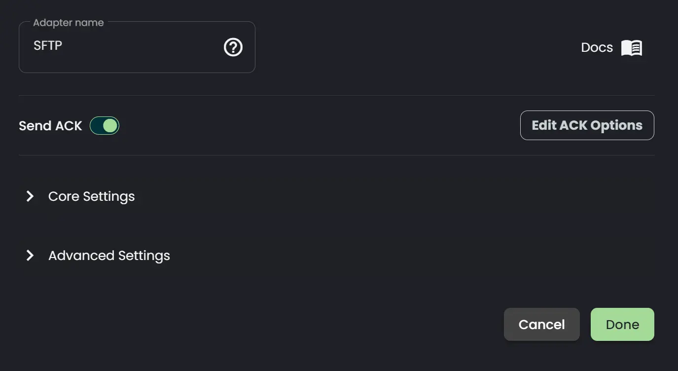 data pickup interval