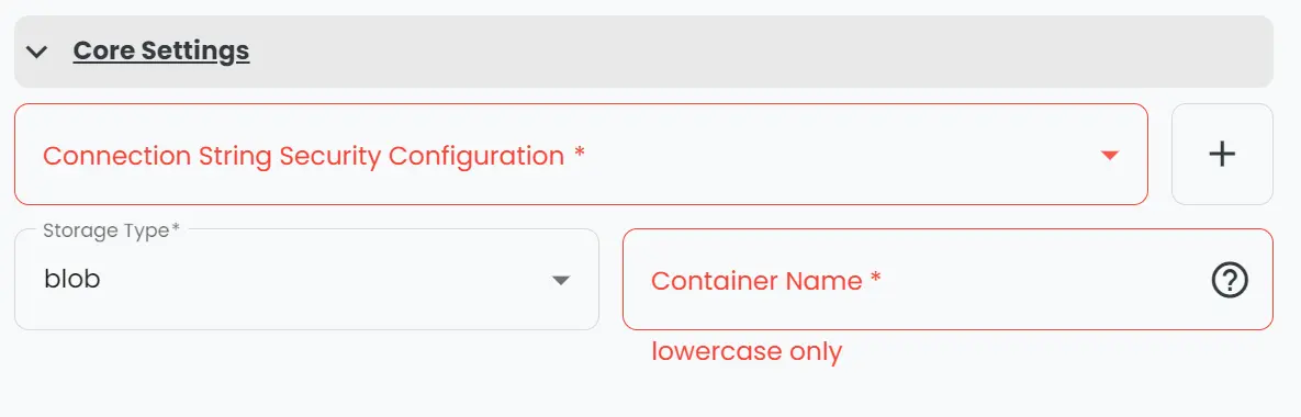 core settings