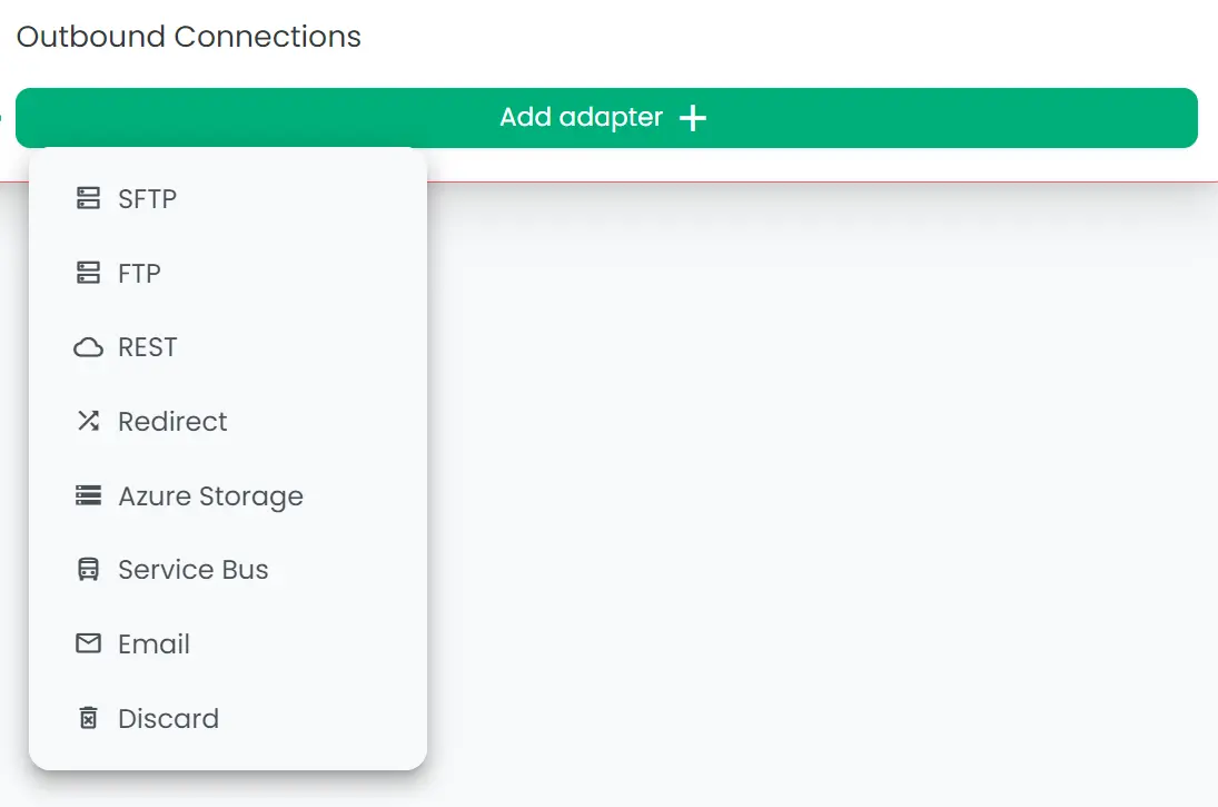 outbound connections