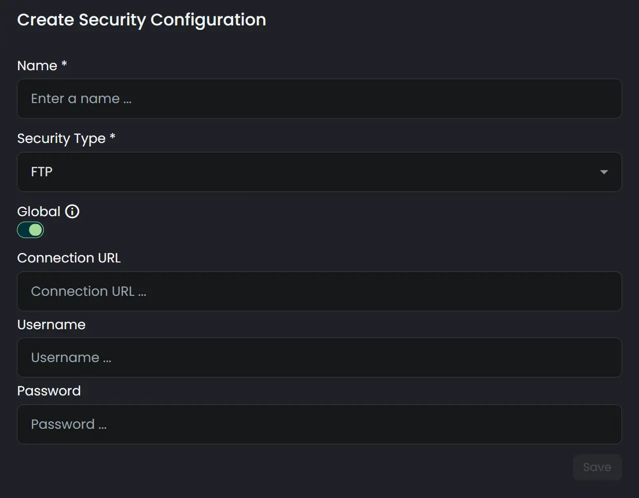 security config