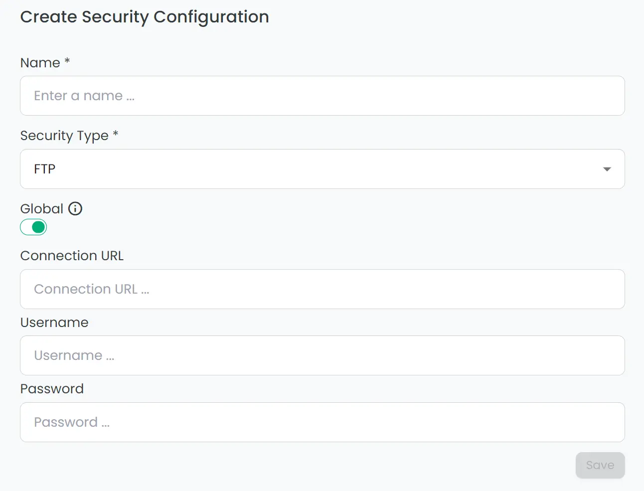 security config