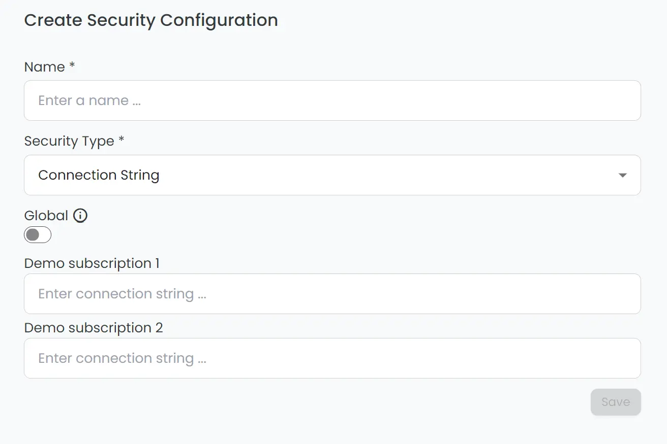 security config