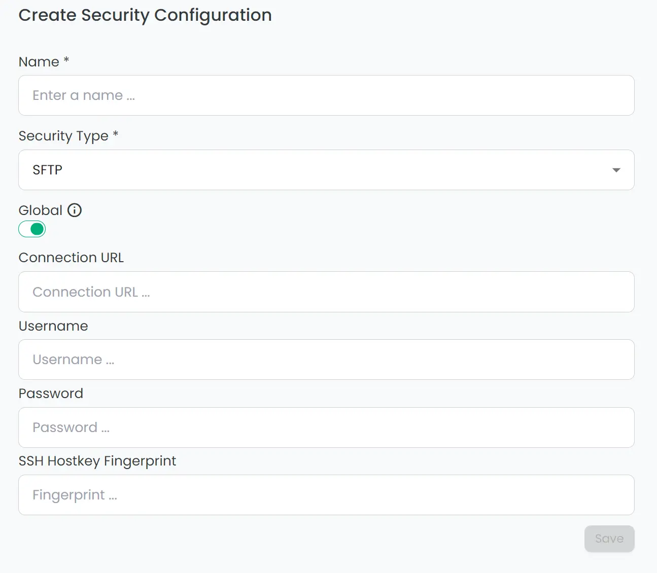 security config