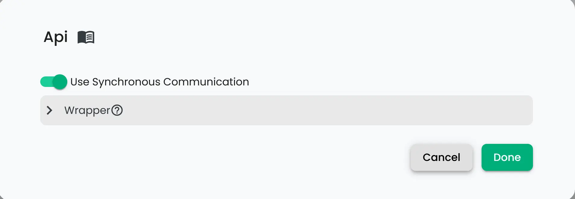 Configuring inbound connection